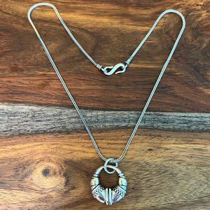 Designer Silver and Gold Necklace